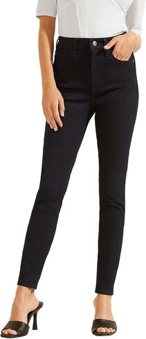 GUESS Women's Icon High Rise Skinny, Rinse Wash, 31 in Saudi Arabia