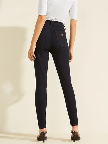 GUESS Women's Icon High Rise Skinny, Rinse Wash, 31 in Saudi Arabia