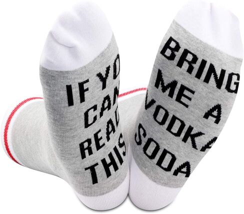 Novelty Cocktail Drinking Gift If You Can Read This Bring Me A Soda Socks For Soda Lover in Saudi Arabia