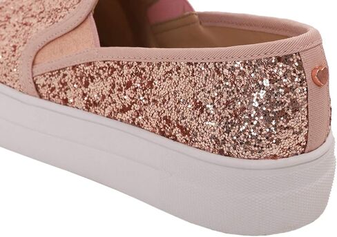 حذاء رياضي نسائي أنيق سهل الارتداء من FEVERSOLE باللون الذهبي الوردي مقاس 6 M أمريكي مع عدم وجود جوارب للنساء جوارب رفيعة للكاحل منخفضة القطع 3 ألوان 6 أزواج in Kuwait