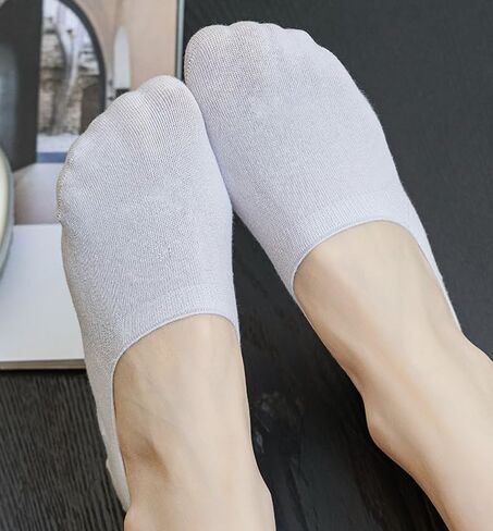 حذاء رياضي نسائي أنيق سهل الارتداء من FEVERSOLE باللون الذهبي الوردي مقاس 6 M أمريكي مع عدم وجود جوارب للنساء جوارب رفيعة للكاحل منخفضة القطع 3 ألوان 6 أزواج in Kuwait