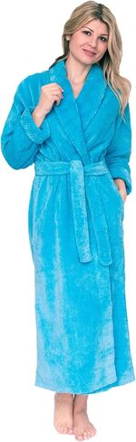 Bath & Robes Women's Shawl Long Chenille Robe Bathrobe in Kuwait