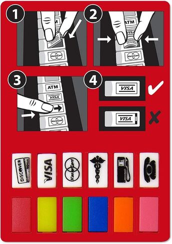 ACM Wallet Button Icon Replacement Kit For 6 Card in Saudi Arabia