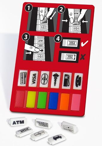 ACM Wallet Button Icon Replacement Kit For 6 Card in Saudi Arabia