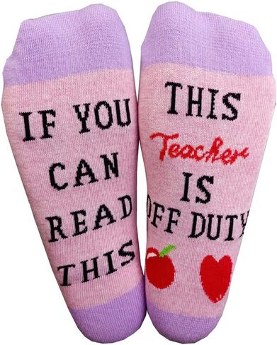 If You Can Read This This Socks For Women Nurse Or Teacher Off Duty Gift Socks  in Saudi Arabia