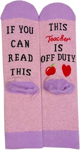 If You Can Read This This Socks For Women Nurse Or Teacher Off Duty Gift Socks  in Saudi Arabia