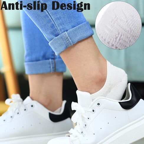 6/9 Pairs Ankle Socks for Women Athletic Running Socks Winter Warm Low Cut Thick Socks Non Slip No Show Fit 6-9/9-11/8-12 in Saudi Arabia