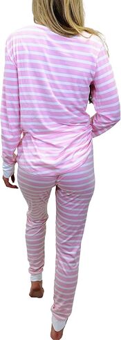 Jordann Jammies Pink and White Stripe Pajama Set (XL/2XL) in Saudi Arabia