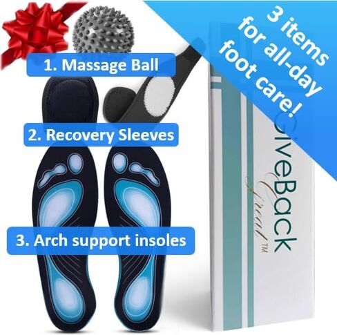 Give Back Great ARCH AND HEEL RECOVERY KIT: Foot health gift box for self care, valentine's day, best friend, mom, dad, sister, brother, teacher, or birthday gift (Women) in Saudi Arabia