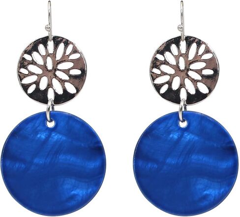 Jules D. Natural Shell Tear Drop Earrings Trendy Fashion Dangling Earring for Women in Saudi Arabia