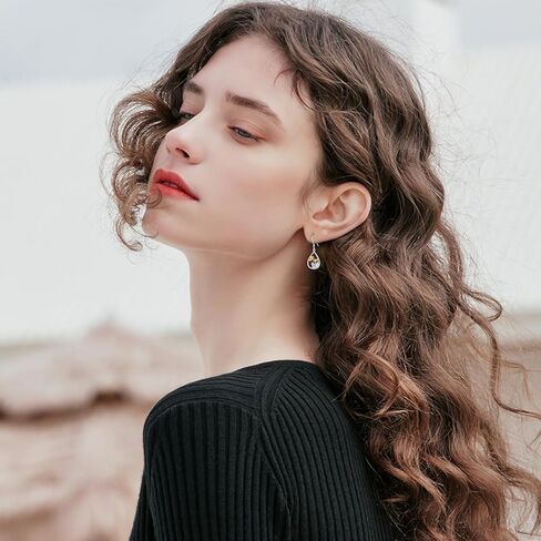 Hummingbird/Frog/Guinea Pig/Panda/Squirrel/Butterfly/Elephant/Snail Mushroom/Axolotl/Highland Cow/Owl Earrings 925 Sterling Silver Animals Dangle Drop Earrings For Women Girls Gifts in Kuwait