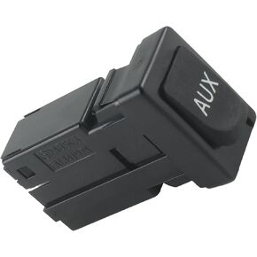 Aux Jack Port, Aux Port Auxiliary Input Jack Fit for Toyota Corolla Tacoma Tundra, Stereo Adapter Assembly, Replace 86190 02010, 86190-02010