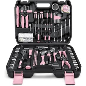 Sundpey Home Tool Kit 281-PCs - Portable Complete Basic Repair General Hand Tool Sets for Men Women - Full Tool Set with Socket Wrench Set & Screwdriver Set & Metric Hex Key & Pliers & Tool Box Case