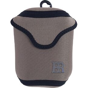 Neoprene Universal Water Resistant Golf Rangefinder Case, Utility Valuables, Tees, Balls, Key Pouch with Magnetic Closure, Clip (Grey)