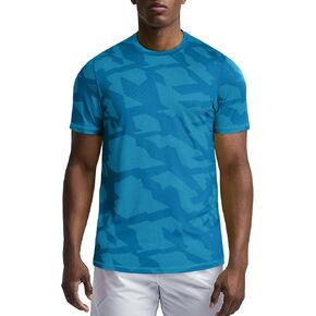 Zengjo Mens Athletic Shirts Short Sleeve Quick Dry Running Workout T-Shirt Moisture Wicking Performance Tee