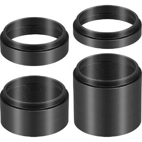 Alstar Astronomical T2-Extension Tube Kit for Cameras and eyepieces - Length 5mm 10mm 20mm 40mm - M42x0.75 on Both Sides - for Better Astronomical Photography