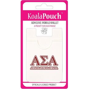 Sorority Shop Alpha Sigma Alpha - Koala Pouch - Greek Letters Design, Adhesive Cell Phone Wallet