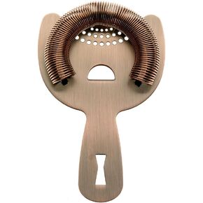 Barfly Deluxe Antique Hawthorne Spring Strainer, Stainless Steel