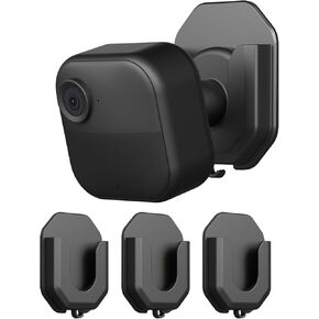 3 Pack No Drill No Screws Blink Camera Wall Mount Compatible with Blink Outdoor 4/Mini /Mini 2 / Ring Indoor Cam (2nd Gen)Cameras Adhesive Wall Mount