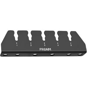 PROAIM Cable Management Bracket for Victor V1.1 & Proaim Atlas V2 Video Production Camera Cart. Five Numbered Cable Slots (P-CABB-01)