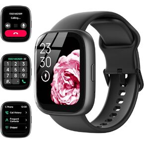 Smart Watch for Men Women Compatible with iPhone Android Phones, Waterproof Sport Watch with Bluetooth Call, Sleep Tracking, Activity Fitness Tracker, 24/7 Heart Rate, 100+ Exercise Modes and More