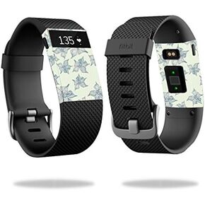 MightySkins Skin Compatible with Fitbit Charge HR Cover Skins Sticker Watch 3D Flowers