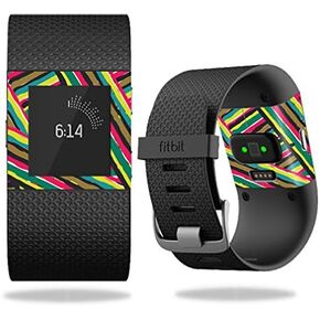MightySkins Skin Compatible with Fitbit Surge Cover Skins Sticker Watch Split Color