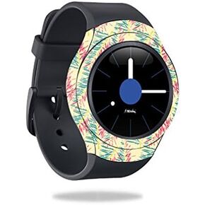 MightySkins Skin Compatible with Samsung Gear S2 3G Cover Skins Sticker Watch Electric Palms