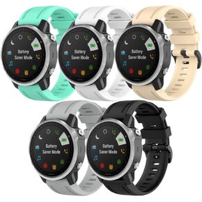 Compatible for Garmin Fenix 6S, 20mm Width Silicone Strap WatchBand Replacement for Garmin Fenix 6S/Fenix 6S Pro/fenix 7S/Fenix 7S Pro/Fenix 5S/Fenix 5S plus/Instinct 2S/D2 delta S Smartwatches