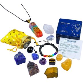 Zodiac Gifts - Crystals and Healing Stones - Astrological Gifts - Taurus Gifts for Women - Zodiac Crystal Set - Healing Crystals - Taurus Crystal Set - Meditation Accessories