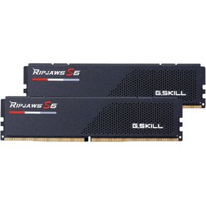 G.SKILL Ripjaws S5 Series (Intel XMP 3.0) DDR5 RAM 64GB (2x32GB) 5600MT/s CL46-45-45-89 1.10V Desktop Computer Memory UDIMM - Matte Black (F5-5600J4645A32GX2-RS5K)