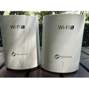 Whole Home WiFi System for Large Spaces, Foreverest WiFi 6 Mesh Network, 3 Gigabit Ports,Single WiFi Name