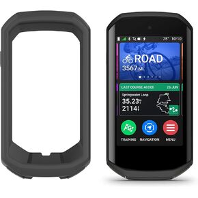 Compatible for Garmin Edge 1050 Case, Lamshaw Silicone Case Cover Compatible for Garmin Edge 1050 (Black Case) (Only Case)