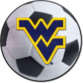 FANMATS 2462 West Virginia Mountaineers All-Star Rug - 34 in. x 42.5 in. Sports Fan Area Rug, Home Decor Rug and Tailgating Mat