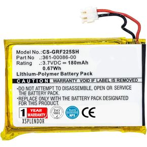 XPS Replacement Battery Compatible with Garmin Forerunner 225, Forerunner 235, Forerunner 630 PN 361-00086-00