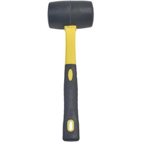 25mm Dual Head Nylon Rubber Hammer Jewelers Metal Mallet,Multipurpose, Doublesided & Lightweight Mallet Soft Hammer for Home Decoration Installation Hand Tool
