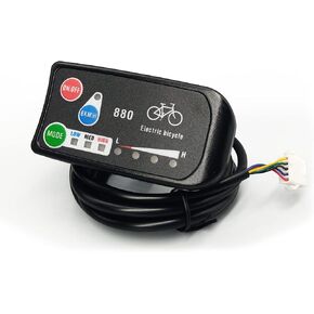 Electric Bicycle Display 36V 48V,KT LED-880 E Bike Display Matches Controller for Ebike Accessories
