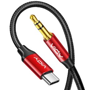 VIOY USB C Aux Cable 3.3 FT(2 Pack), Type C to 3.5 MM Aux Male Audio Cord for Car, USB-C to Headphone Jack Stereo Cable Compatible with iPhone 15/15Plus/Pro/Pro Max, Galaxy iPad Pro Air Pixel 7…
