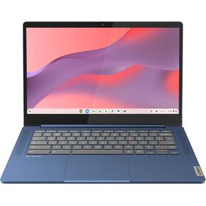 Lenovo IdeaPad Slim 3 Chromebook - 2024 - Lightweight Laptop - Waves MaxxAudio® Speakers - 14" HD Display - HD 720p Camera - 4GB Memory - 64GB Storage - MediaTek Kompanio 520 - Abyss Blue