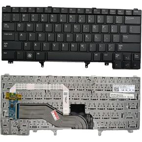 Laptop Replacement US Layout with pointing with backlight Keyboard for Dell Latitude E5420 E5430 E6220 E6320 E6330 E6420 E6430 E6440 9Z.N5MBV.A01 NSK-DVABV 01 O24P9J 0RT9T6