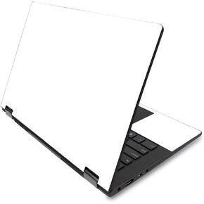 MightySkins Skin for Lenovo Flex 14" (2019 No Fingerprint Scanner) - Solid White | Protective, Durable Vinyl Decal Wrap | Easy to Apply Change Style | Made in The USA (LENFLX1419-Solid White)