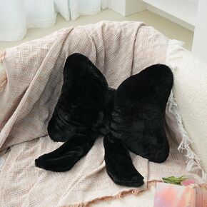 Bow Pillow Throw Pillows Plush Cushion Decorative Aesthetic Home Decor Throw Pillows White