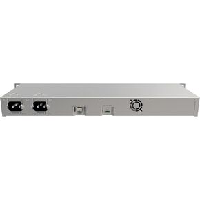MikroTik RouterBOARD 1100AHx4 Dude Edition with 13 Gigabit Ethernet Ports, RS232 Serial Port and Dual Redundant Power Supplies (RB1100AHx4)