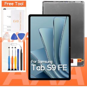 for Samsung Galaxy Tab S9 FE Screen Replacement LCD Display SM-X510, SM-X516B Touch Screen Digitizer Full Assembly,with Tools(Black)