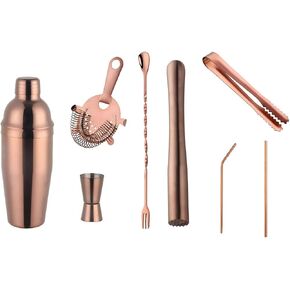 Buyer Star Bar Tool Set Gold Stainless Steel Home Bartending Kit and Martini Cocktail Shaker Set… B09LVP3Q86