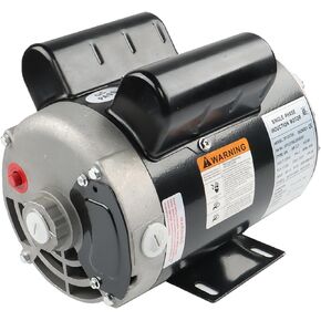 GENRICS Air Compressor Motor 3.7 HP Motor 56 Frame 5/8 Inch Shaft 230 V