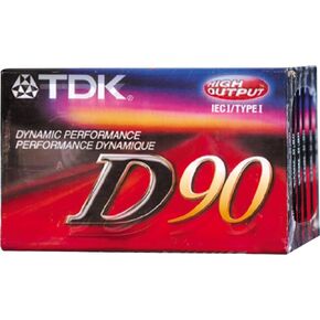 TDK D-90 Cassette 10-Pack, ¹