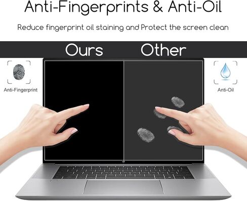 2 PCS HD Crystal Clear Screen Protector for HP Pavilion Plus 16, HP ENVY X360 16, HP Spectre X360 16, HP EliteBook 16, HP ZBook Firefly/Studio/Fury 16 inch Laptop Anti Scratch Anti Fingerprint Shield in Saudi Arabia