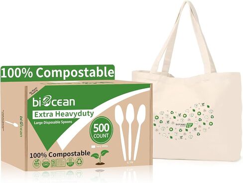 Extra Heavyduty Compostable Forks Disposable Cutlery No Plastic Forks 200 Count 7Inch Biodegradable Utensils Eco Friendly Silverware Repurpose Serving Flatware for Party,Daily Use,BBQ,Picnic in Saudi Arabia