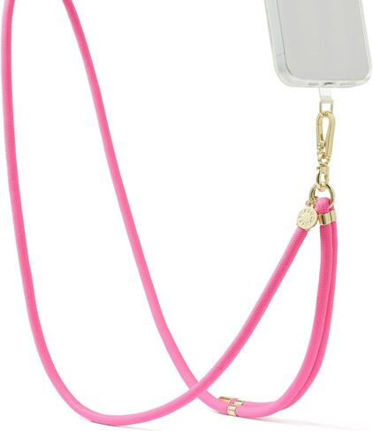 PopSockets Phone Lanyard, Phone Holder, Crossbody Phone Strap - Paracord Black in Saudi Arabia